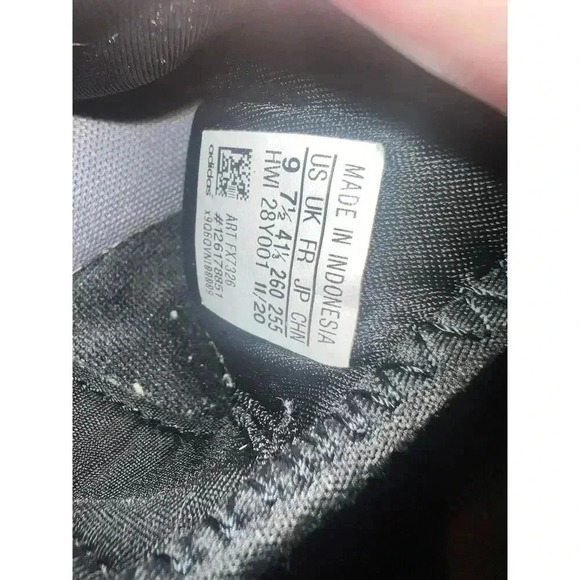 adidas Black and White Athletic Shoes - Picture 4 of 5